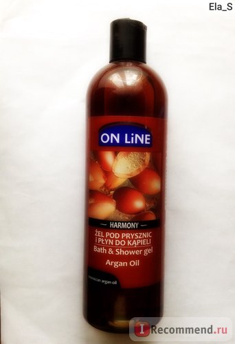 Гель для душа on line bath and shower gel argan oil - «✍превосходная альтернатива гелям yves
