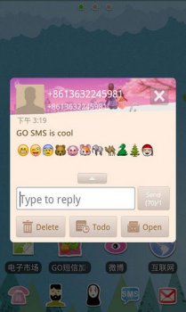 Go sms pro - ca o soluție la problema trimiterii de SMS-uri și mms-android-tornado