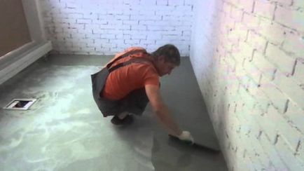 Grund pentru tehnologia de aplicare a pardoselilor din beton, beton