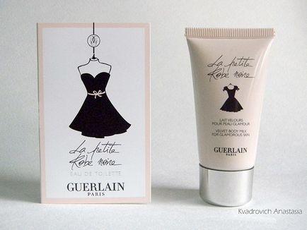 Guerlain la petit robe noire apă de toaletă, lapte de corp de catifea