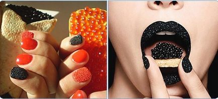 Caviar manichiura este o noutate de design de unghii!