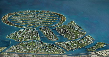 A mesterséges szigetek Dubai, fotók News