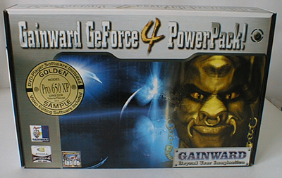 Testarea cardului grafic câștigător geforce4 powerpack proba de aur pro