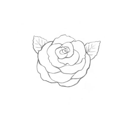 Використання чорнильних лайнерів для створення малюнка черепа з трояндами