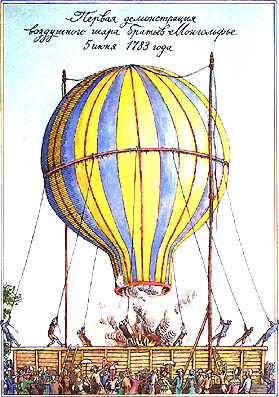 A történelem ballonos első emberi repülés, mint az emberek megtanult repülni