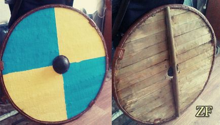 Виготовлення круглого дерев'яного щита (щит вікінгів, щит давньоруський) майстерня - зброеви