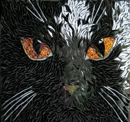 Képek a macskák készült a technika mozaik 19 fáradságos munka - Fair Masters - Hand