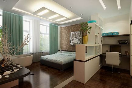 Cabinet în dormitor, exemple și fotografii de interior, video, totul despre design și reparații la domiciliu