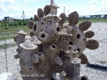 Cum am făcut sculptură înfloritoare, lecții de ceramică