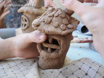 Cum am făcut sculptură înfloritoare, lecții de ceramică