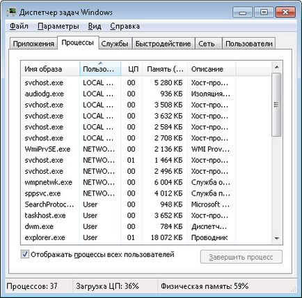 Hogyan szabni windows 7, így a számítógépes játékok voltak „laza”, táblázatokat Excel 2010 (Task Manager Task) Hogyan szabni windows 7, így a számítógépes játékok voltak „laza”, táblázatokat Excel 2010