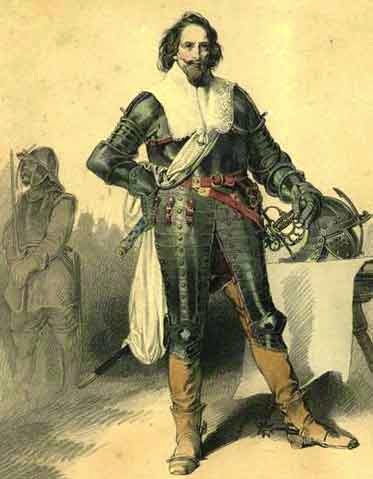 Как да се облича войниците на Тридесетгодишната война в Германия, време костюм на човека и нещата