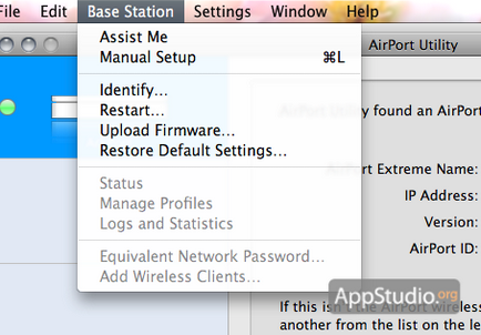 Cum se anulează firmware-ul pe proiectul Apple Access Points appstudio