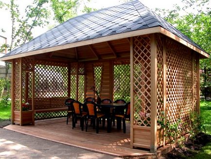 Hogyan építsünk egy pergola