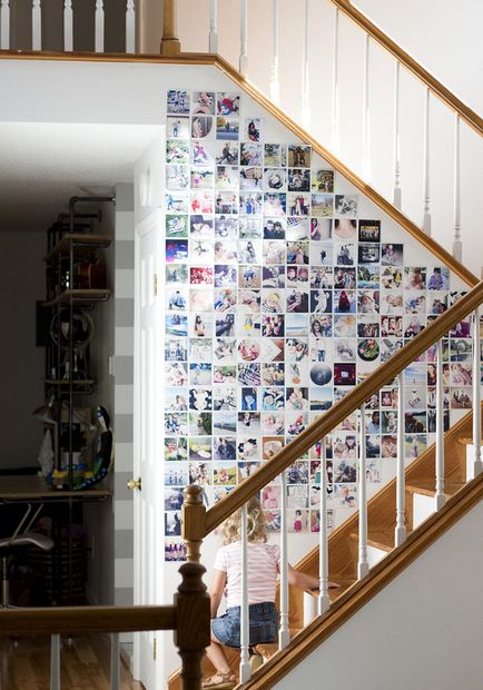 Hogyan akasztani egy fotó a belső (szép design képek a kezüket) Hogyan akasztani egy fotó a belső