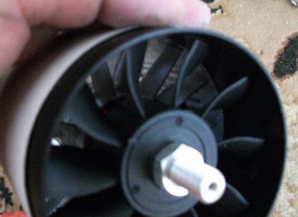 Як зробити импеллер, якщо є тільки мотор і вентилятор