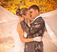 Cum de a aranja nunta Photoshop în toamna