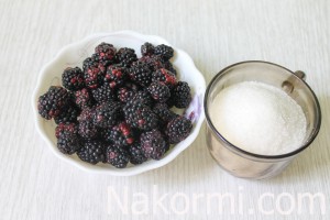 Főzni kompót szeder recept egy fotó