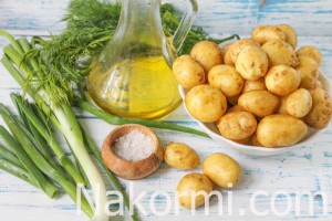 Як запекти молода картопля в фользі в духовці рецепт з фото