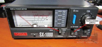 Калібрування вимірювача потужності vega sx -1000
