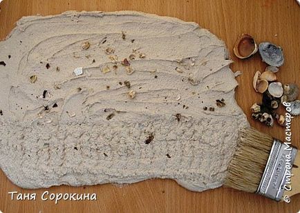 Kő-coquina kezük (saját) Coquina kő, saját kezűleg