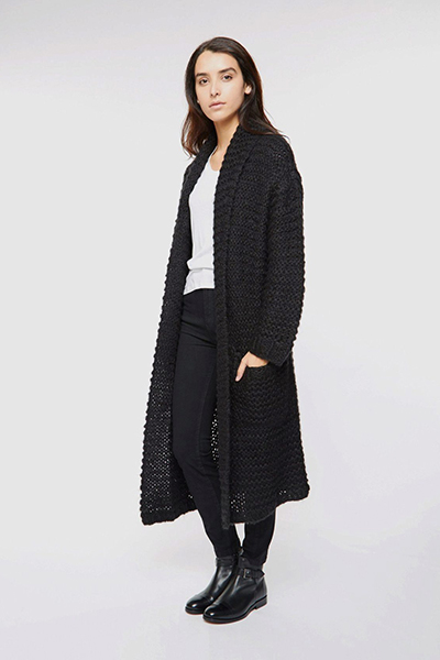 Кардиган-пальто - практична і приваблива річ