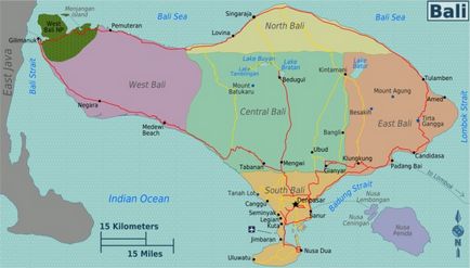 Térkép Bali (térkép) Térkép: Bali