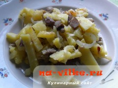 A burgonya sült luteussal (burgonya) Sült burgonya Vargányás