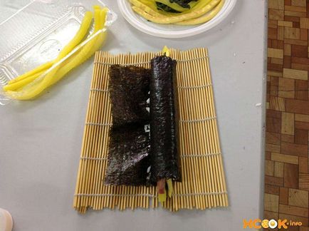 Kimpab - рецепта със снимки, как да се готвя корейски ролки