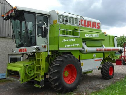 Harvester claas mega 208 és készülék műszaki