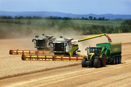 Combină modelele, caracteristicile claas (klaas)