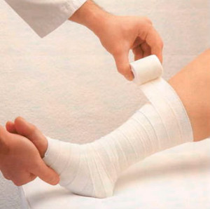Ciorapi de compresie (lenjerie de compresie), repere elastice de bandaj, flebologie clinică g