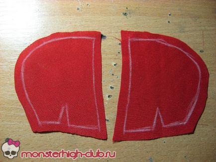 Red Royal köpenyt monster high babák, nagy szörny (köpeny) Red Royal Cloak babák nagy szörny, szörnyeteg nagy
