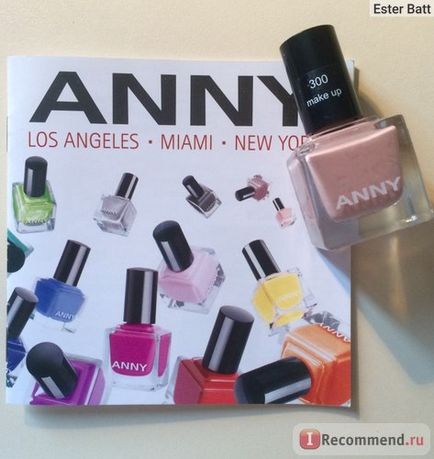 Nail polish anny - «❀ ❀ acum lacuri de la anny- favorite! ❀ ❀ 085 - numai roșu, 300 - machiaj, 083