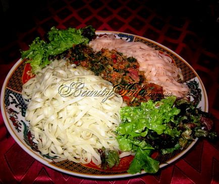 Paste (tăiței sau spaghete) cu carne tocată - o rețetă gătită pas cu pas cu o fotografie, beautyinfo