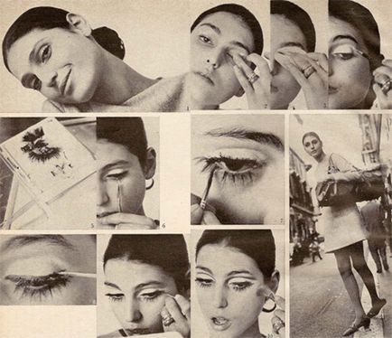 Make-up-ul scenei de modă din anii '60, moscow