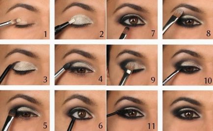 Макіяж під чорне плаття (26 фото) який зробити вечірній make-up на випускний до чорного поряд для