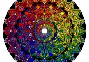 Valorile Mandala ale culorilor în simbolurile sacre, școala lui Julia Snow