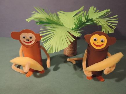 Майстер-клас з виготовлення вироби «мавпочка під пальмою» з традиційного і нетрадиційного