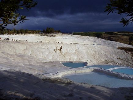 Locul de pe terenul Hierapolis și Pamukkale (Turcia), întâmplător