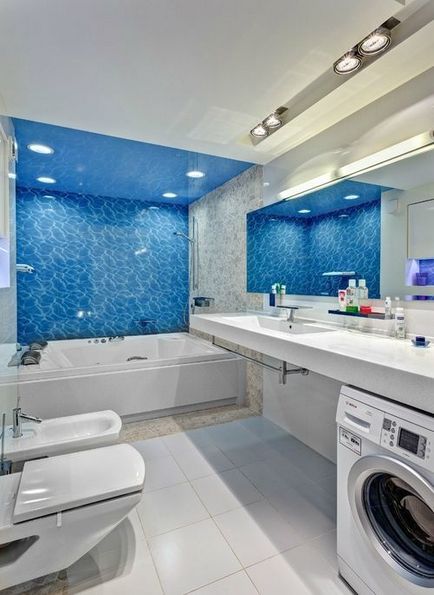 În stil de baie în stil de baie, design interior