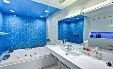 Морський стиль ванної кімнати фото дизайну інтер'єрів
