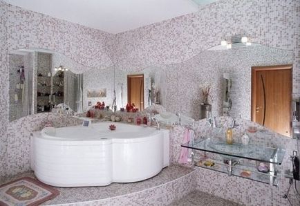Mosaic fürdőszoba tökéletes kivitelben, amellyel létre egy remekmű