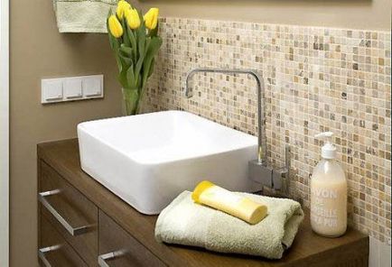 Mosaic fürdőszoba tökéletes kivitelben, amellyel létre egy remekmű