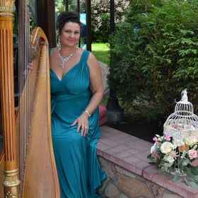 Muzicianul harpist la nunta lui Elena tavusheva