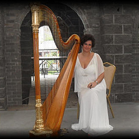 Muzicianul harpist la nunta lui Elena tavusheva