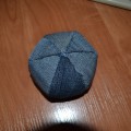 A labda készült ruhával a technika „Patchwork” (Iskola) A labda a művészet szövet „patchwork varrás”