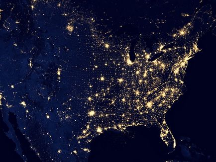 Nasa a publicat vederile de noapte ale pământului din spațiu