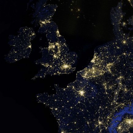 Nasa a publicat vederile de noapte ale pământului din spațiu