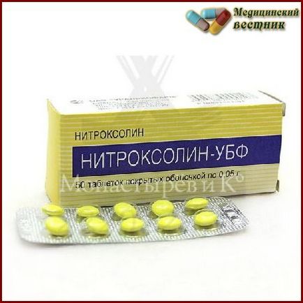 Nitroksolin-UBF - a használati utasítást, a valós árak (filmtabletta) Nitroksolin-UBF - használati utasítást, a valós árak